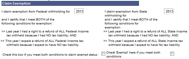 Claim Federal or State Exemption