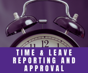 Time & Leave Reporting/Approval
