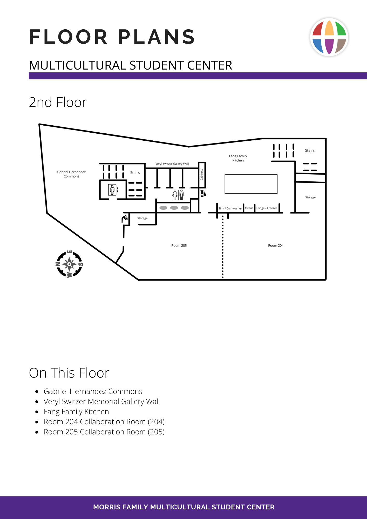 MSC Second Floor Map