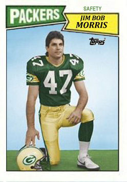Jim Bob Morris 1987 Packers safety