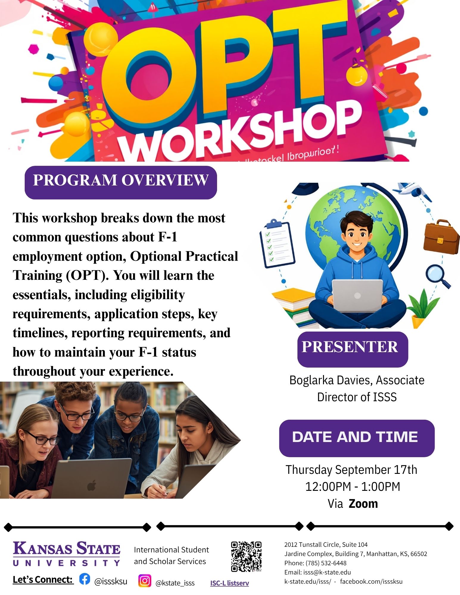 Fall 2026 OPT Workshop Flyer