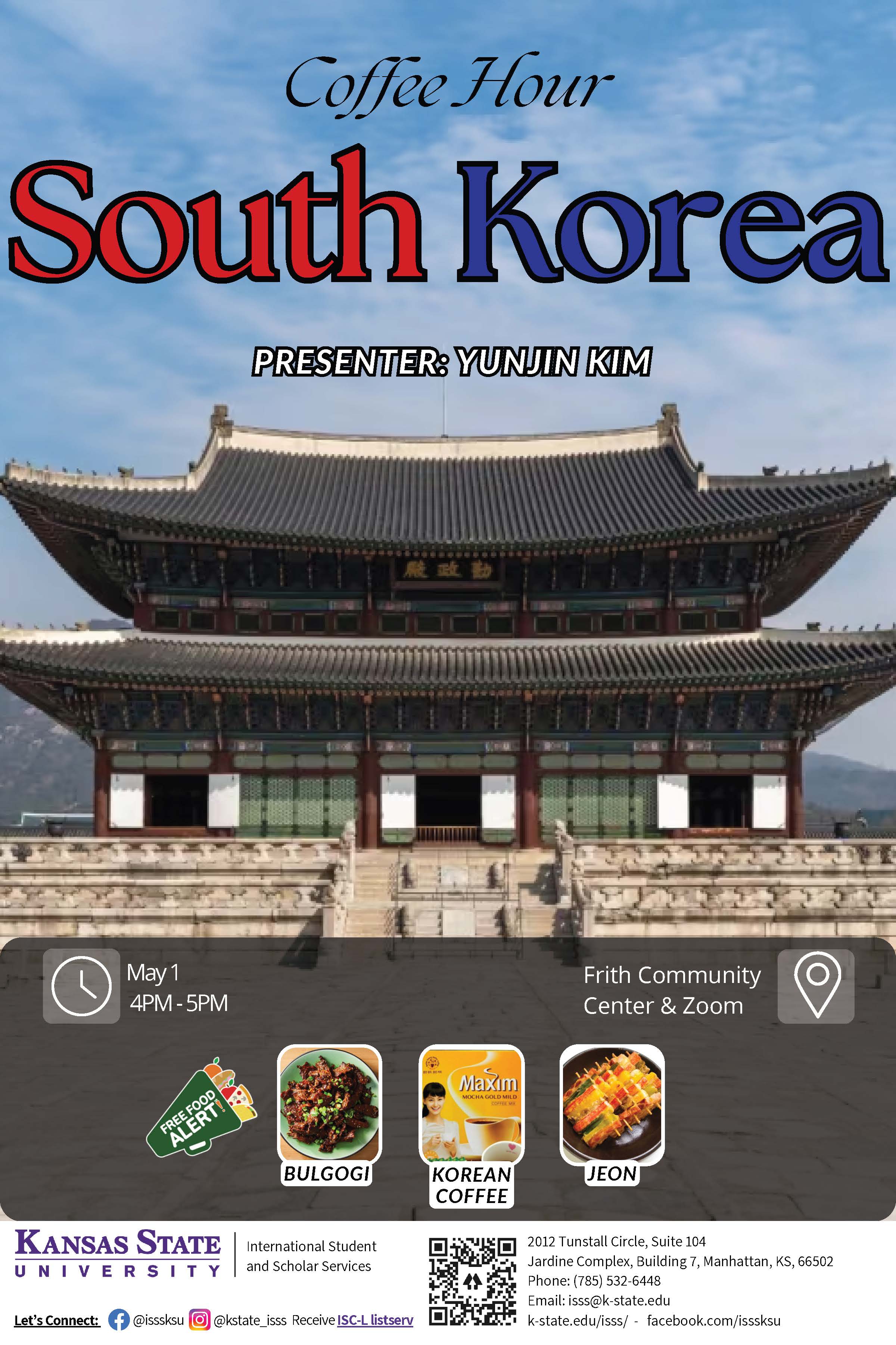 South Korea Coffee Hour Flyer SP2026