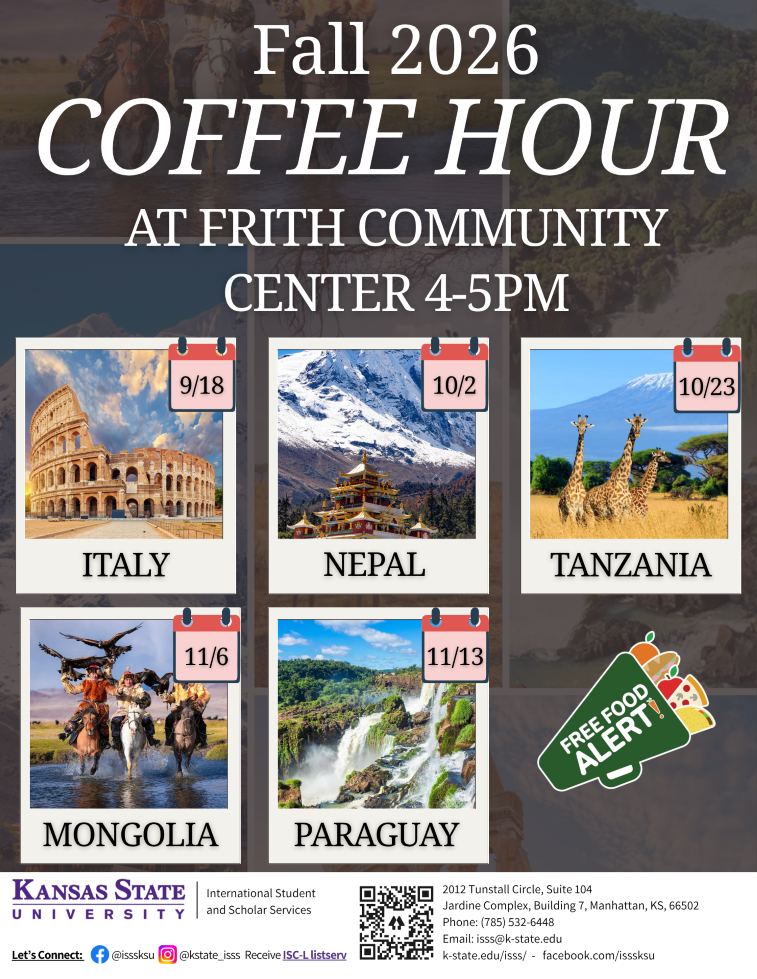 Fall 2026 Coffee Hour Flyer