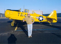 Approximately four years ago, George Jones was reunited with and took an AT-6 plane "out for a spin," aircraft he hadn't flown since his days as an Air Force flight instructor during World War II. His passion continues today as he flies his