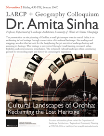 Flyer for Sinha Talk