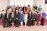 A celebration for the Chinese veterinary students
