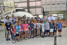 Nearly 60 campers participated in aviation summer youth camp on the Olathe campus