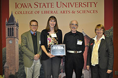 Christine Aikens receives Outstanding Alumna Award from Iowa State University College of Liberal Arts and Sciences