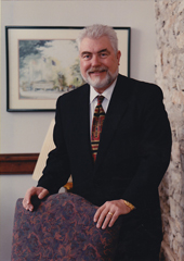 Dr. Charles Reagan, former chair of the Landon Lecture Series