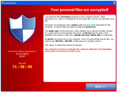 CryptoLocker Screenshot