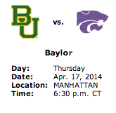 K-State Baseball takes on Baylor this weekend!