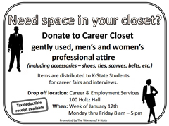 Career Closet Flyer 