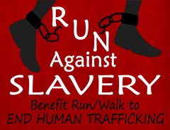 Run Against Slavery logo