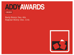 Addy Award Flyer