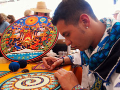 Cilau Valadez from The Huichol Center in Mexio.