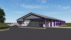 The Equine Performance Testing Center rendering