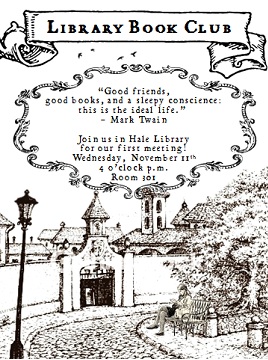 Book club interest meeting flier