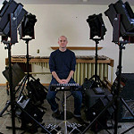 Photo of Nathaniel Bartlett sound rig. 