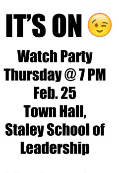 Watch Party Flyer