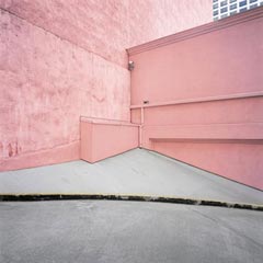 "Pink Wall" by visiting artist Daniel Mirer