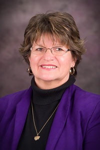 Cindy Bontrager, vice president for administration and finance