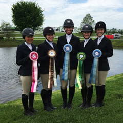 K-State riders after national competition in Kentucky