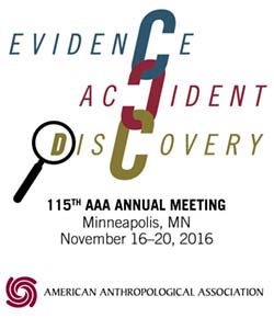2016 American Anthropological Association Annual Meeting logo.