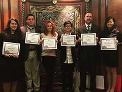 Cheryl-Lyn Ngoh, far right, and the rest of the team that won the 2016 X-Culture Symposia Case Competition.