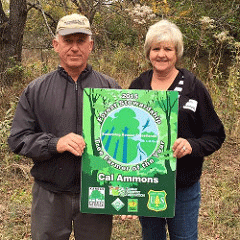 Cal and Pam Ammons, hosts for the 2016 Fall Forestry Field Day