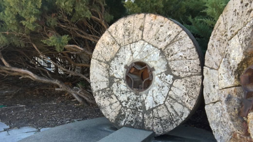 Millstones at Shellenberger Hall