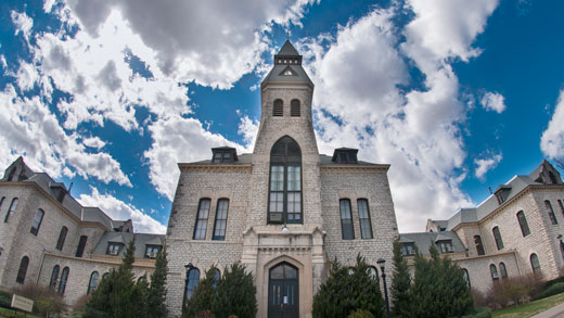 Clouds over Anderson Hall 