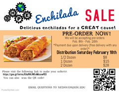 Enchilada Sale Flyer