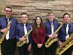 Kansas State University Saxophone Quartet with Anna Marie Wytko