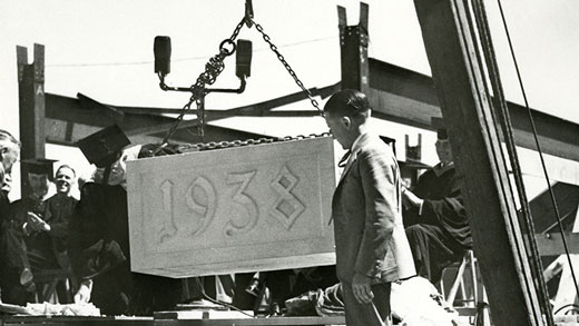 Willard Hall cornerstone