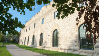 West Memorial Stadium windows 