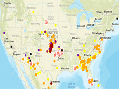 Fire map