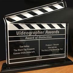 2017 Videographer Award Trophy