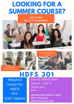 HDFS 301 Course Announcement 