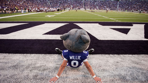 Willie at Bill Snyder Family Stadium