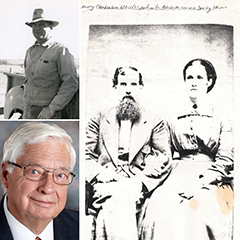 Top left, Pat Sauble; Right, Adelaide Whisler & Henry Whisler; bottom left, Ken Gnadt