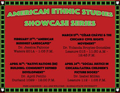 2018 American Ethnic Studies Showcase lectures