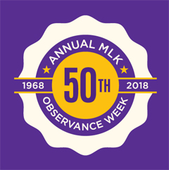 MLK 50th logo