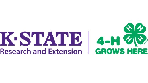 KSRE 4-H Grows Here logo