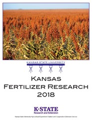 Cover of the Kansas Fertilizer Research 2018 report.