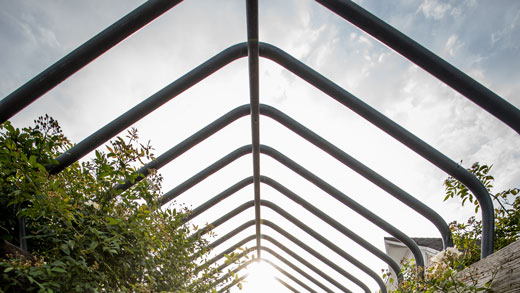 Pergola at the Kansas State University Gardens