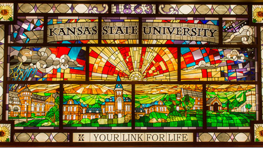 K-State Alumni Center mural
