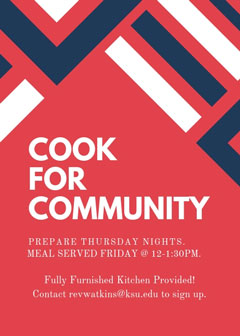 Cook For Community Flyer
