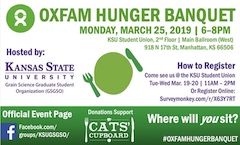 Oxfam Hunger Banquet Flyer