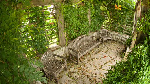 Benches at K-State Gardens