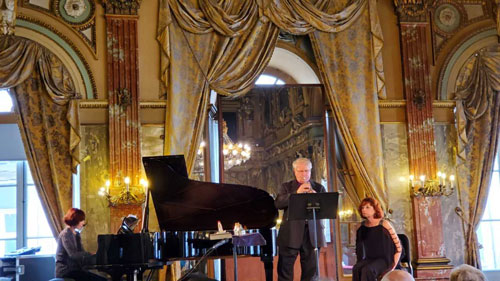 Craig B. Parker performs in Lully Hall at the Ghent (Belgium) Opera House